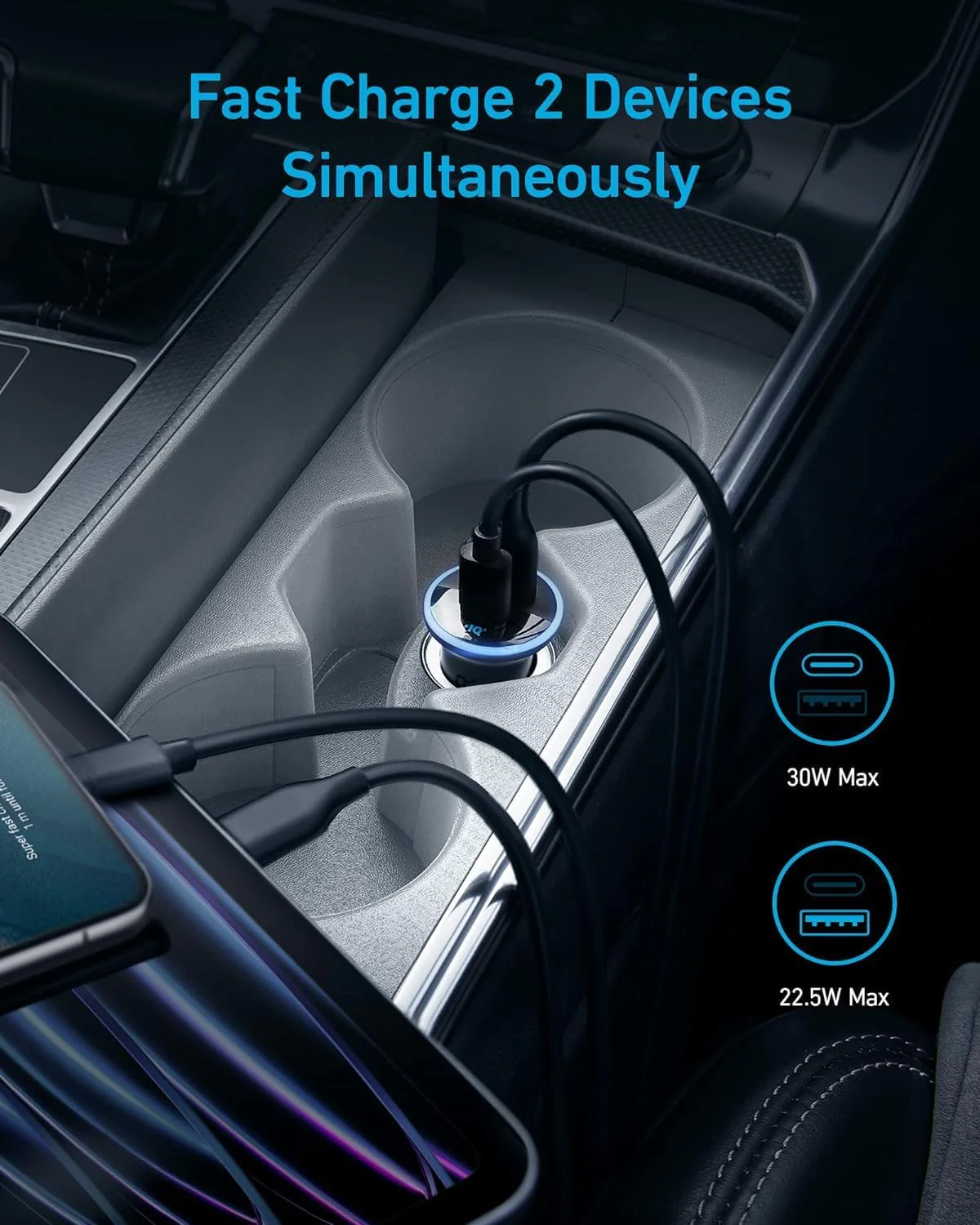 Anker <b>323</b> Car Charger (52.5 W) - Image 3