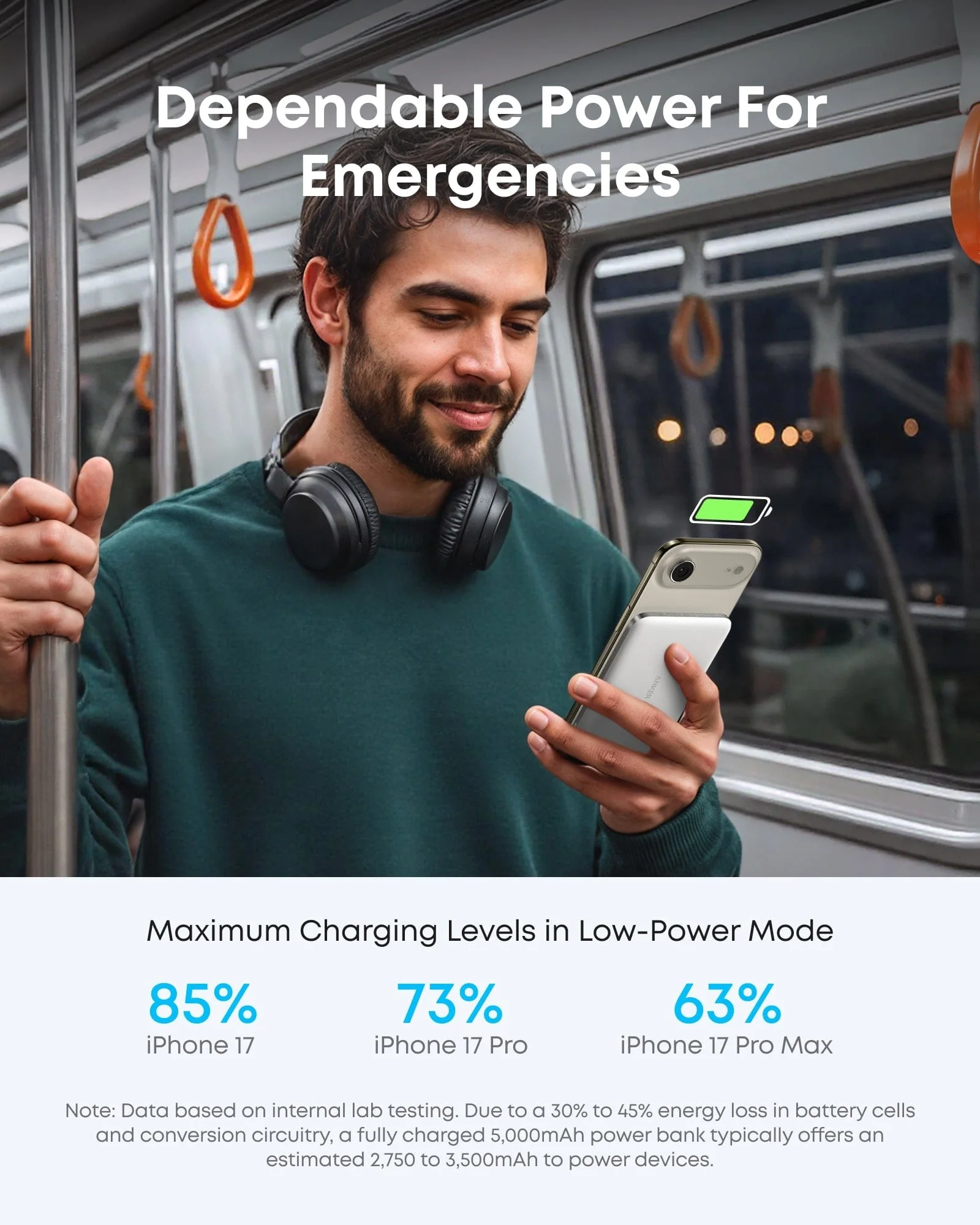 Anker Nano Power Bank (5K, MagGo, Slim) - Image 12