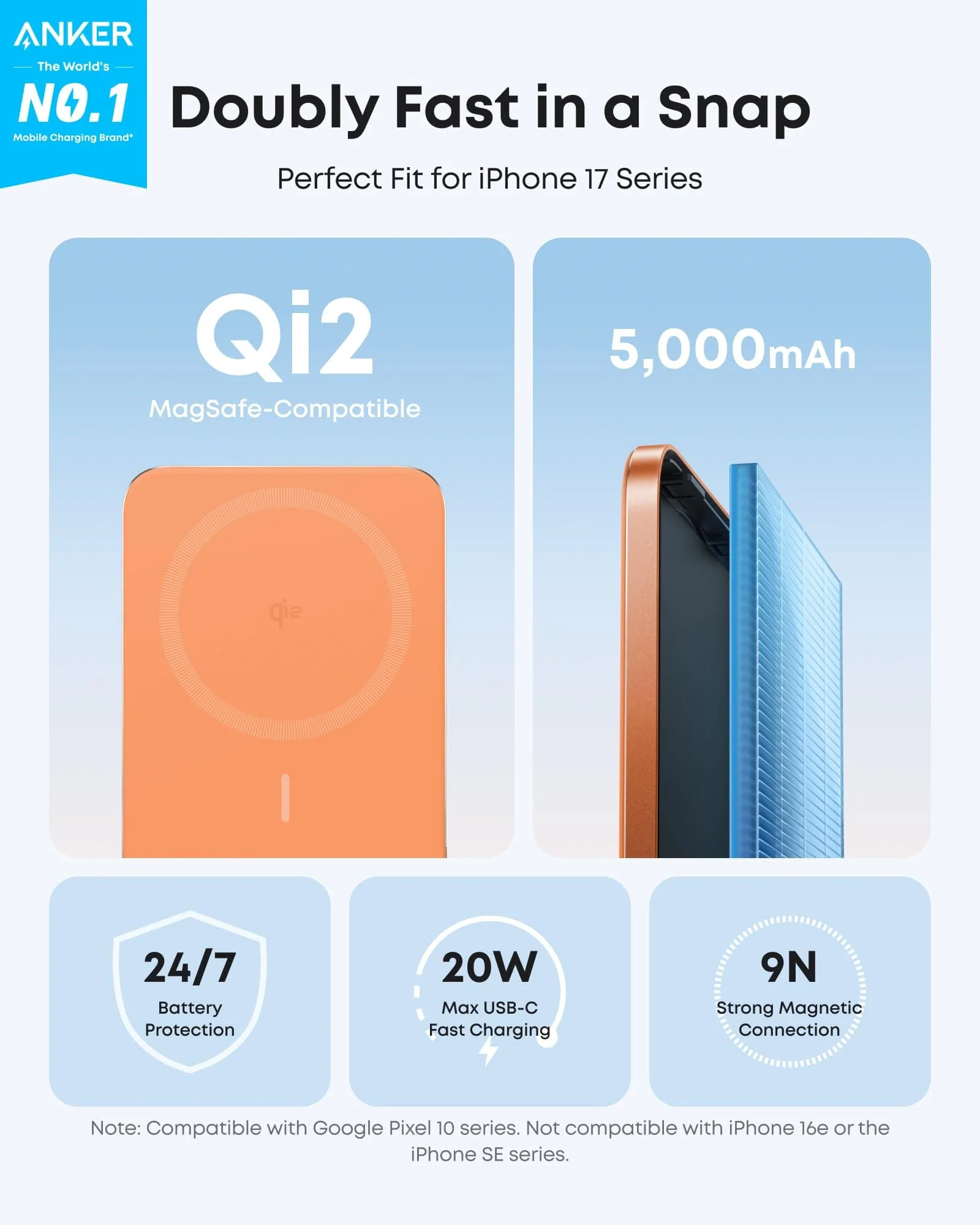 Anker Nano Power Bank (5K, MagGo, Slim) - Image 32