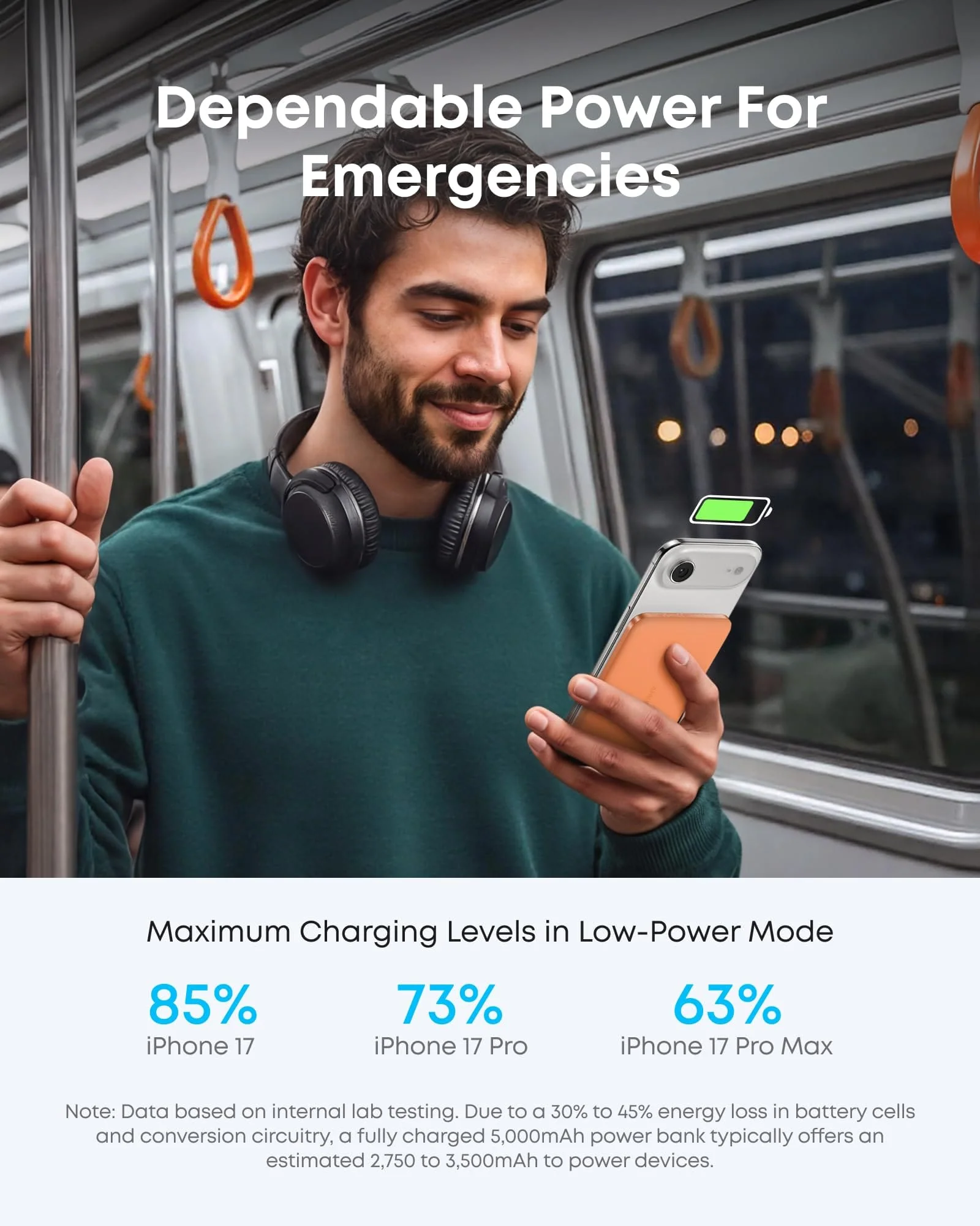 Anker Nano Power Bank (5K, MagGo, Slim) - Image 36