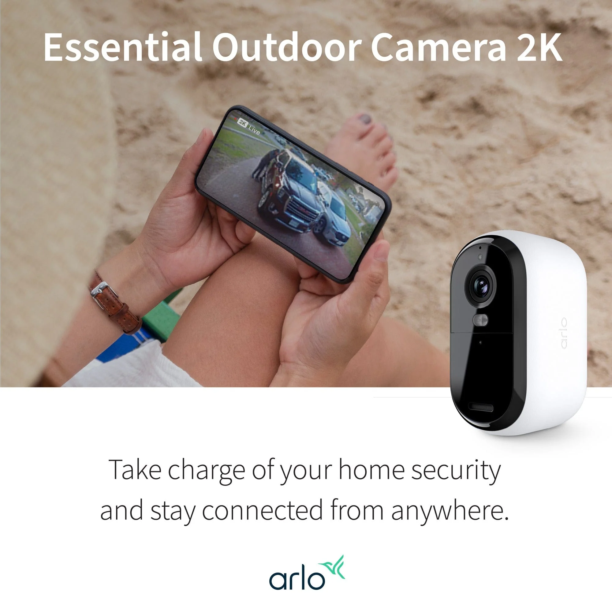 Arlo Essential 2nd Gen 2K, 2-cam, White - Certified Refurbished - Image 6