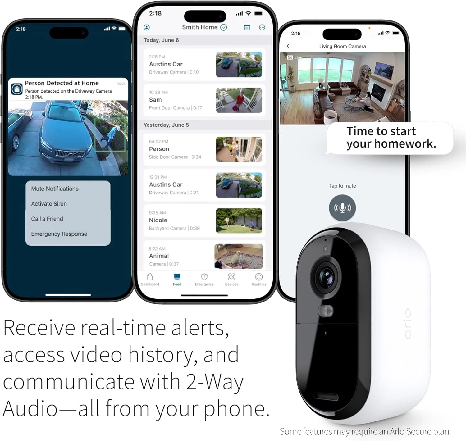 Arlo Essential 2nd Gen 2K, 3-cam, White - Certified Refurbished - Image 3