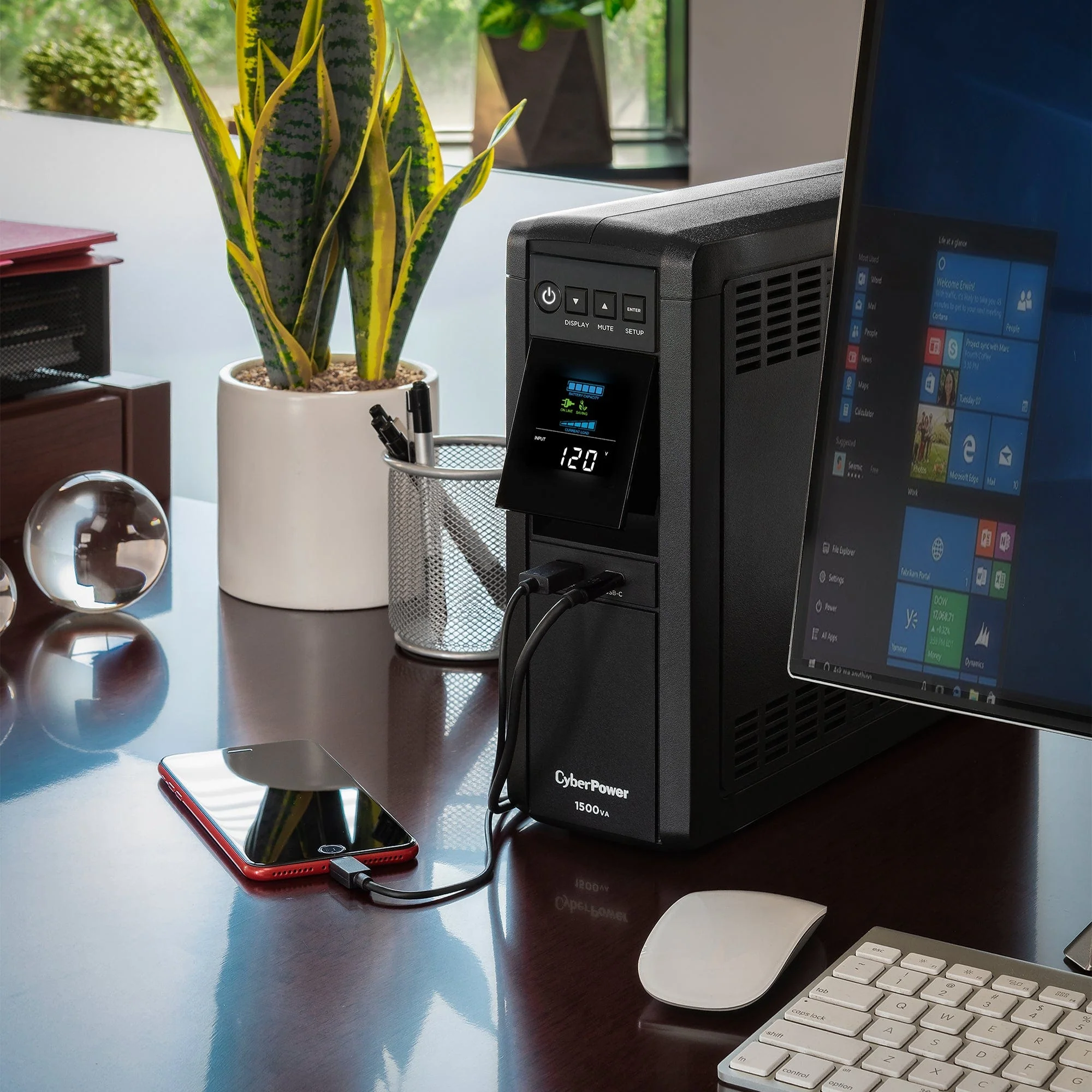 CyberPower Gaming 1500VA Sine Wave LCD UPS - Certified Refurbished - Image 9
