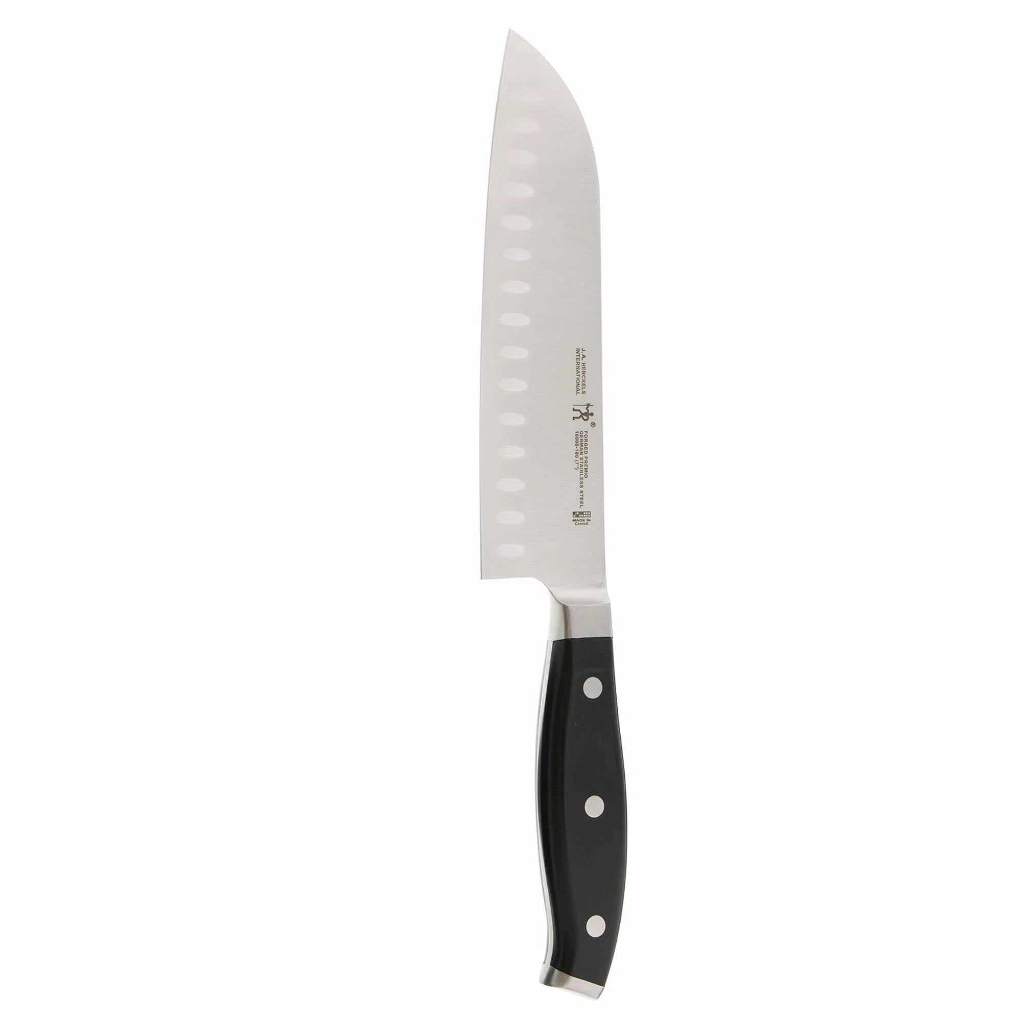 Henckels Forged Premio 14 Piece Knife Set with Block, Chef, Paring, Utility, Steak, Stainless Steel - Image 5