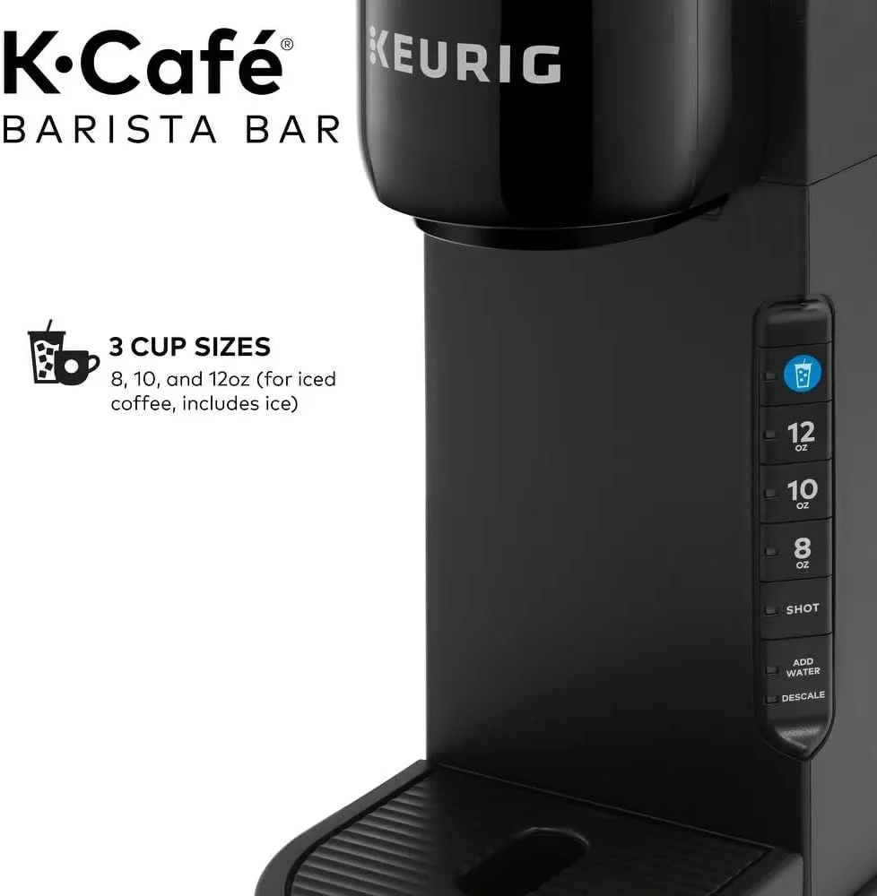 Keurig K-Café Barista Bar Single Serve Coffee Maker with Cold Brew, Black - Certified Refurbished - Image 6