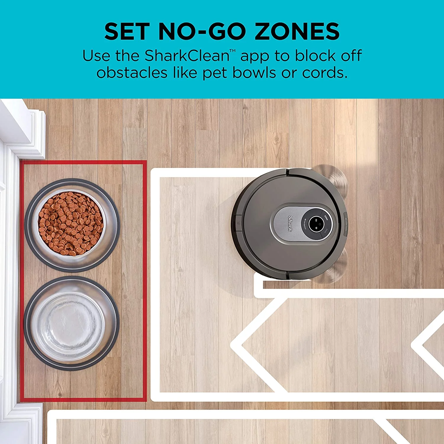 Shark Smart Mapping, Scheduling, Pet Hair Pick Up, Logical Navigation Carpet AI Robot Vacuum, Black/Silver - Open Box - Image 7
