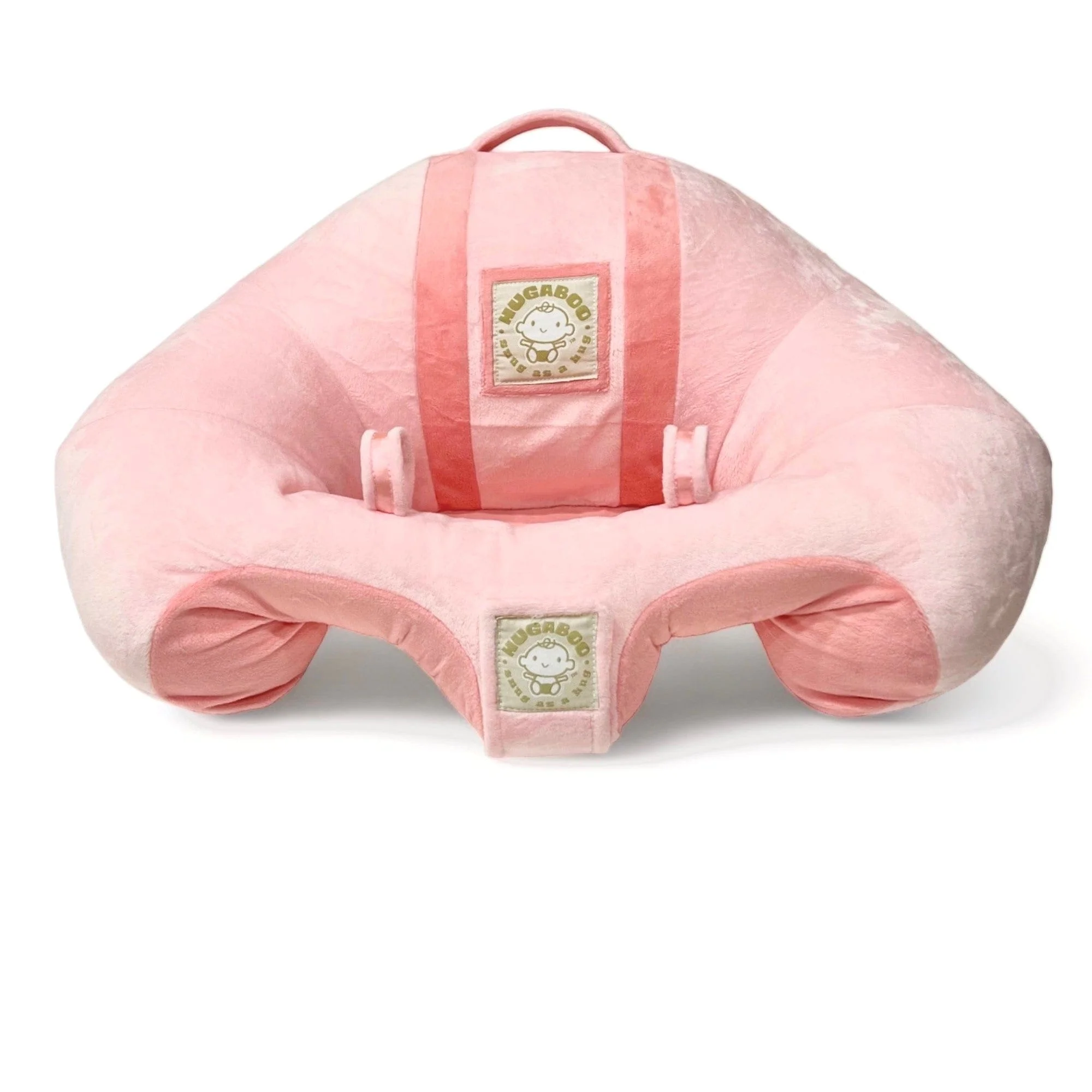 Hugaboo Infant Sitting Chair,  Portable, Washable Baby Floor Seat, Sakura Pink & Blush - Image 4