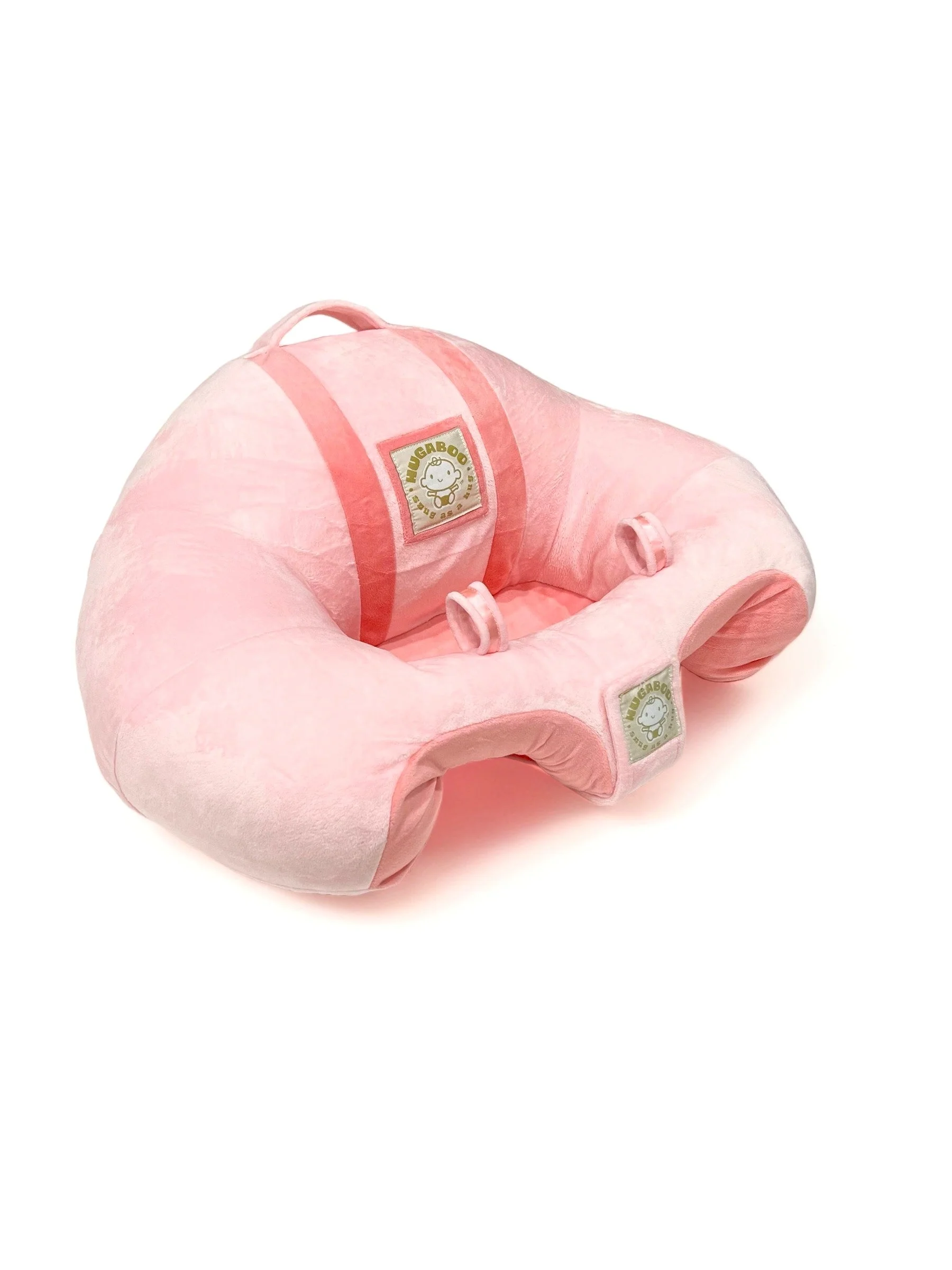 Hugaboo Infant Sitting Chair,  Portable, Washable Baby Floor Seat, Sakura Pink & Blush - Image 5