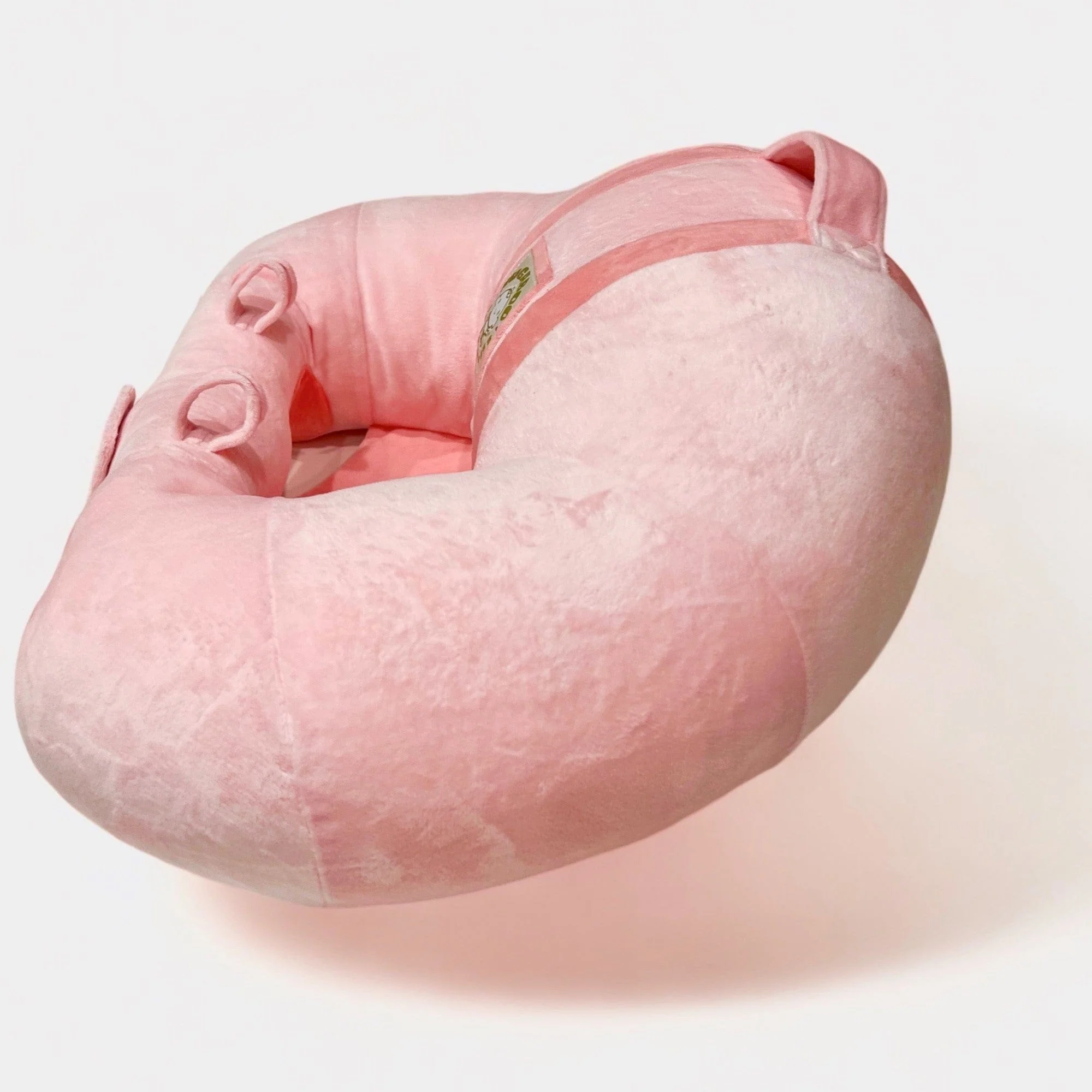 Hugaboo Infant Sitting Chair,  Portable, Washable Baby Floor Seat, Sakura Pink & Blush - Image 6