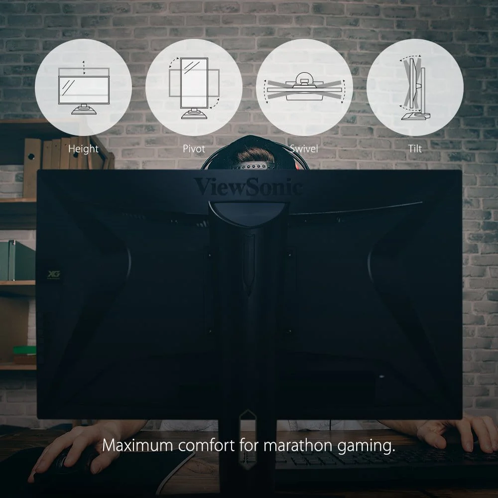 ViewSonic 25" 1080p 240Hz 1ms Gsync Gaming IPS Monitor - Image 7