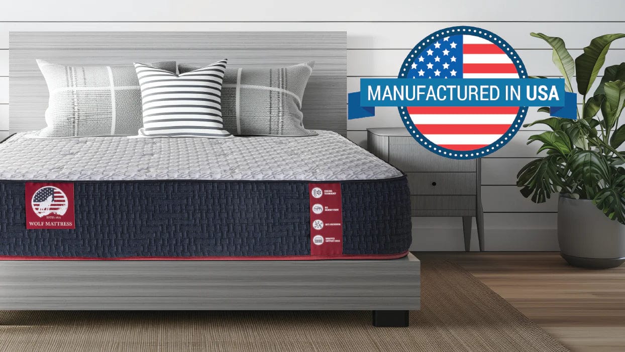 Wolf Mattress King 11-Inch Luna Memory Foam Hybrid Mattress, Plush Comfort, Medium Firm, Cool Touch, Anti-Microbial w/ Pocketed Coil System - Image 12