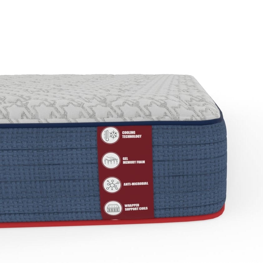 Wolf Mattress Twin 11-Inch Luna Memory Foam Hybrid Mattress, Plush Comfort, Medium Firm, Cool Touch, Anti-Microbial w/ Pocketed Coil System - Image 6
