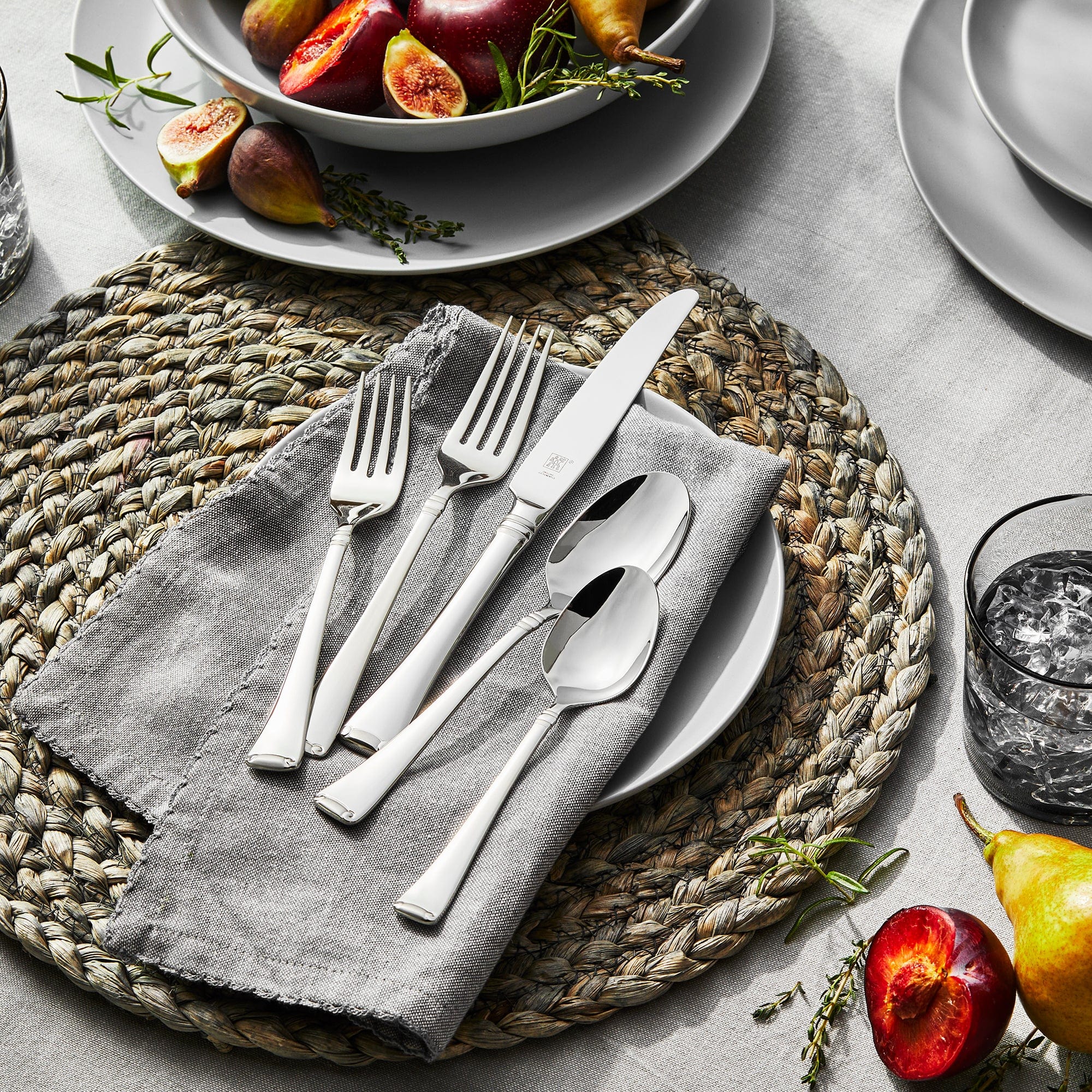 Zwilling Angelico Flatware Set, 45-Piece, Silver - Image 4