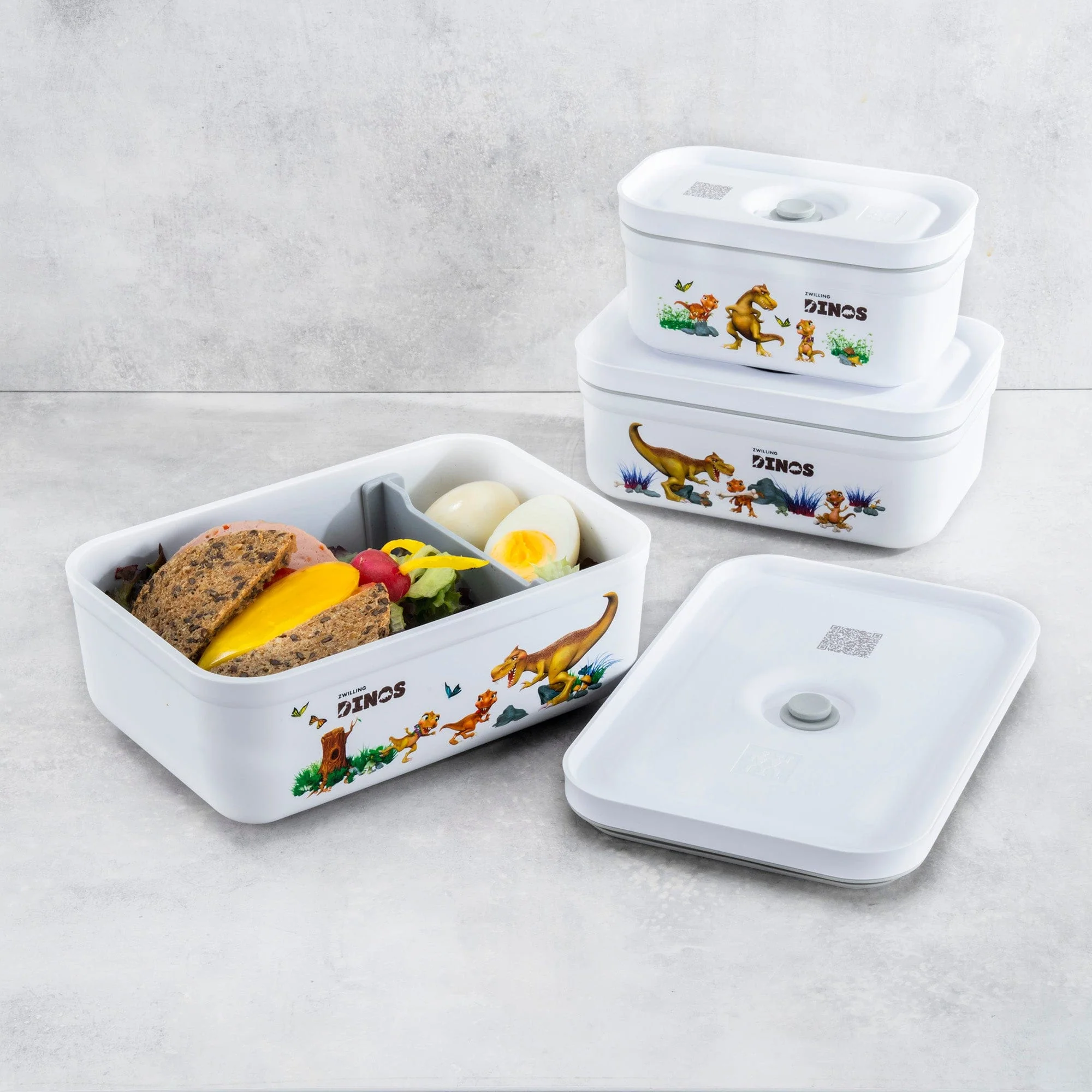 Zwilling Fresh & Save Dinos Plastic Lunch Box, Airtight Food Storage Container, Meal Prep Container, BPA-Free - Large - Image 5