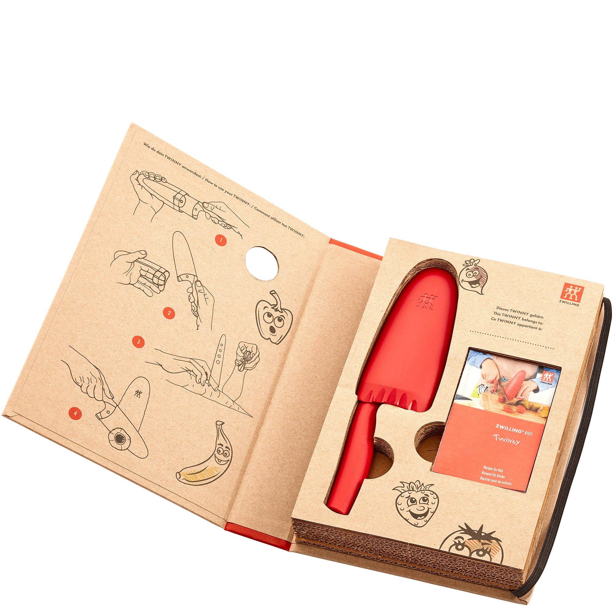 Zwilling Twinny Kids Chefs Knife - Red - Image 5