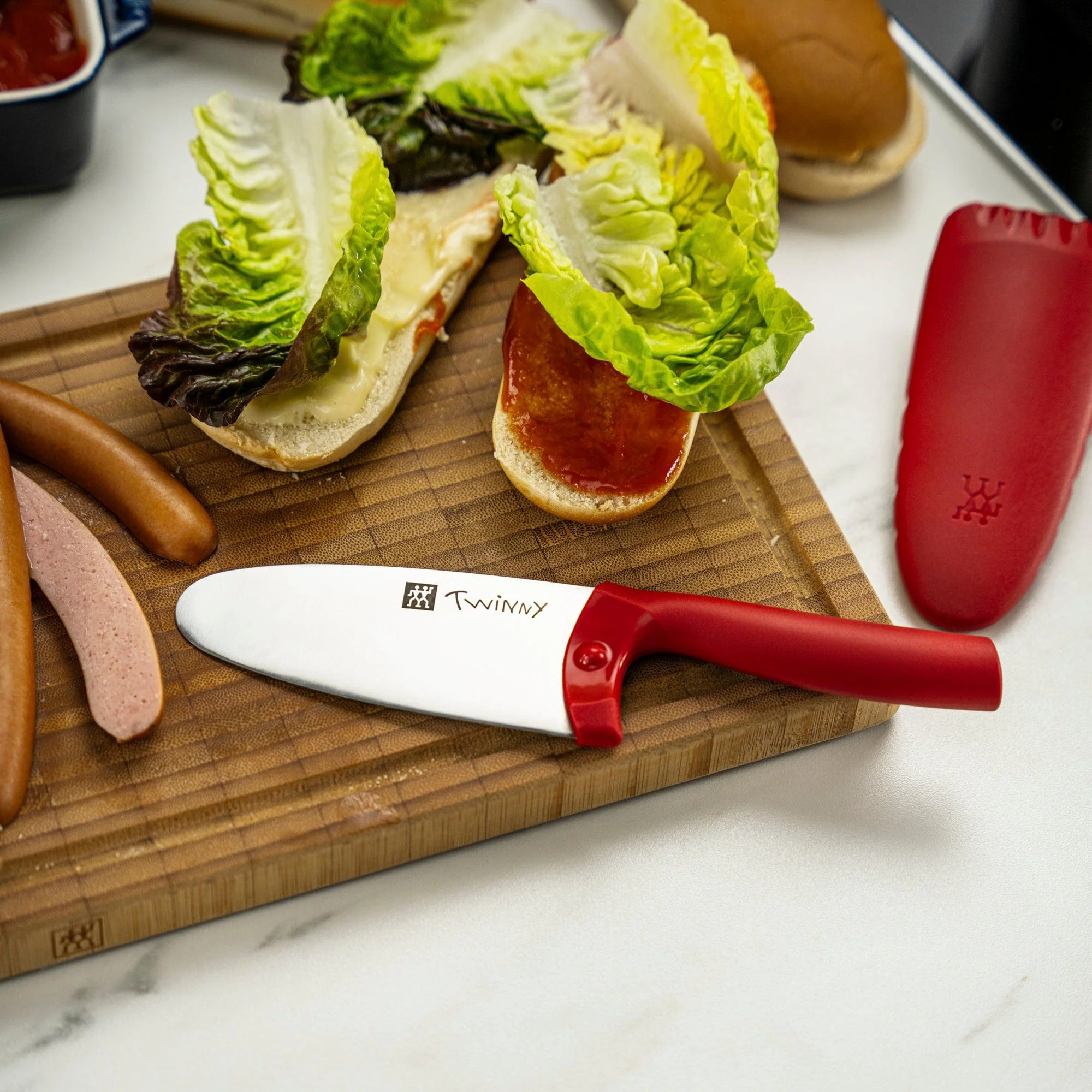Zwilling Twinny Kids Chefs Knife - Red - Image 7
